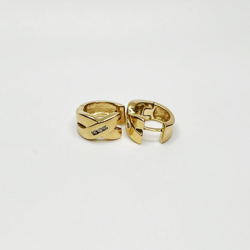 ARO DE ORO 18K CON BRILLANTES
