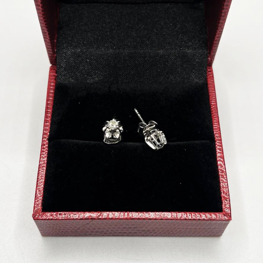 ARO DE ORO BLANCO 18K CON BRILLANTE