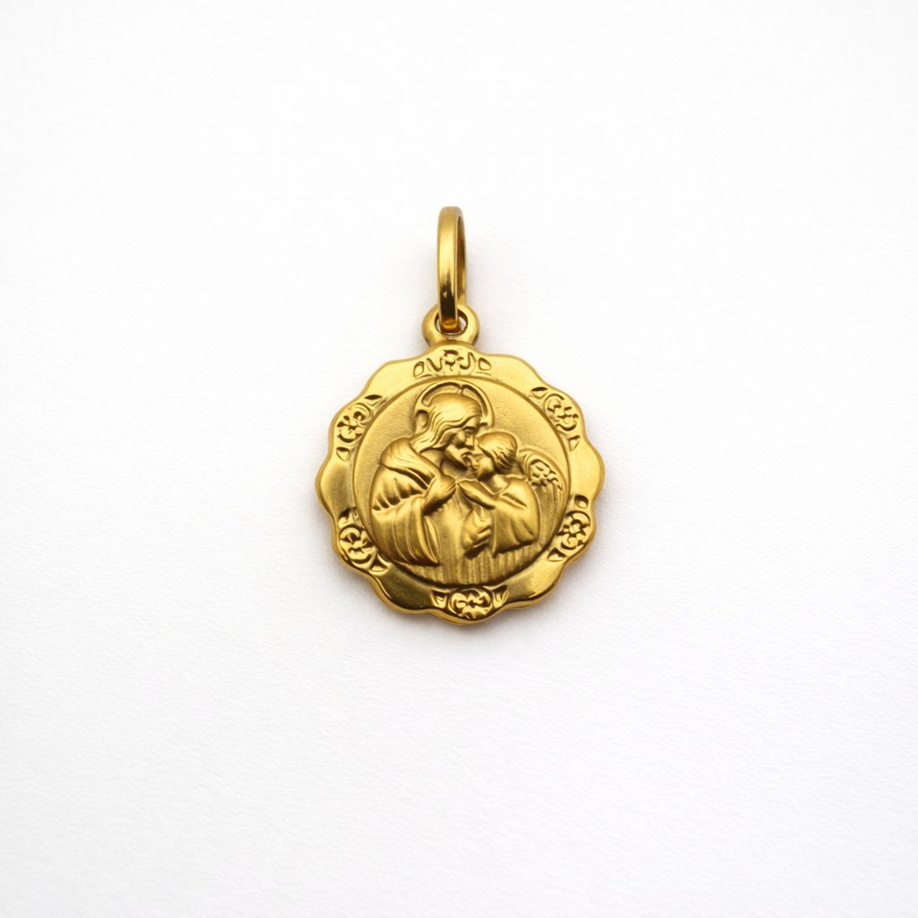 DIJE PRIMERA COMUNIÓN EN ORO 18K IMPORTADO ITALIANO