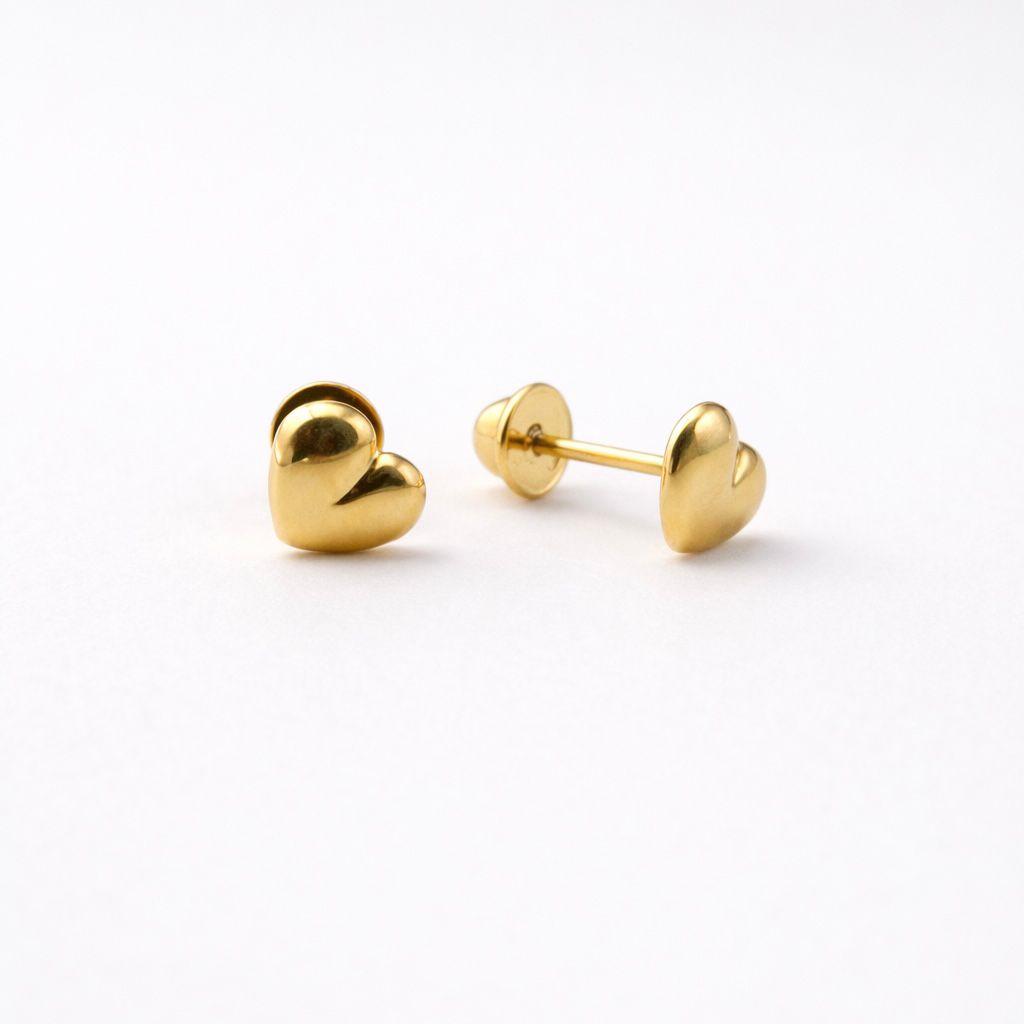 ARO DE ORO 18K FORMA CORAZÓN