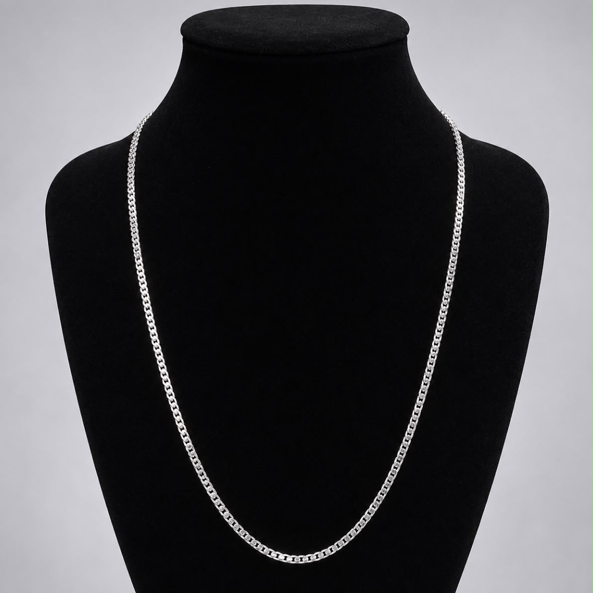 CADENA EN ORO BLANCO DE 18K ITALIANO