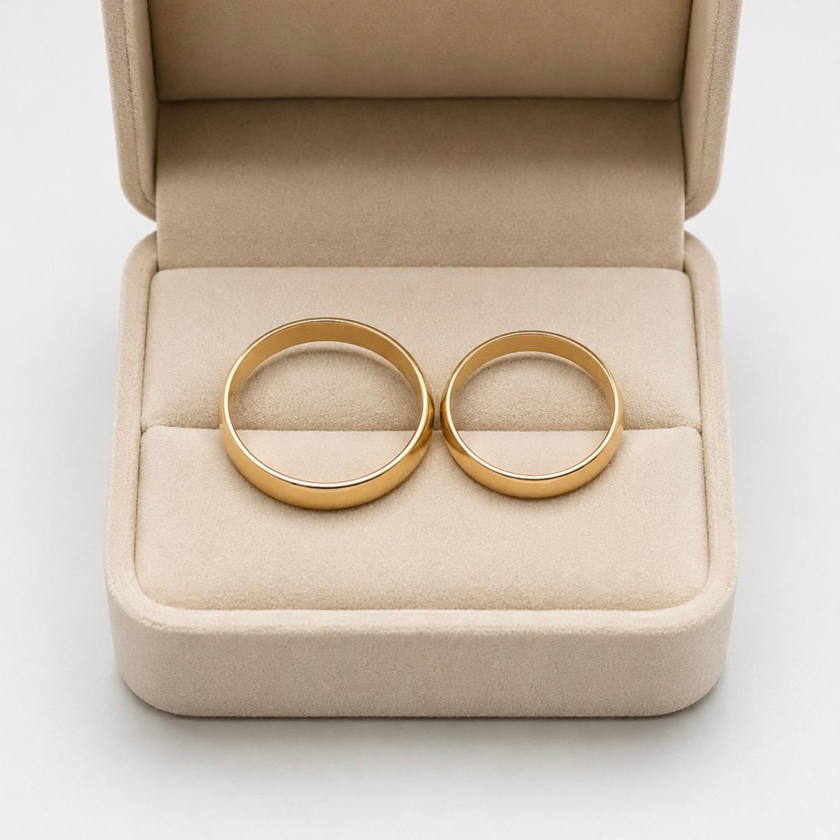ALIANZAS CLÁSICAS EN ORO 18K – 5 MM