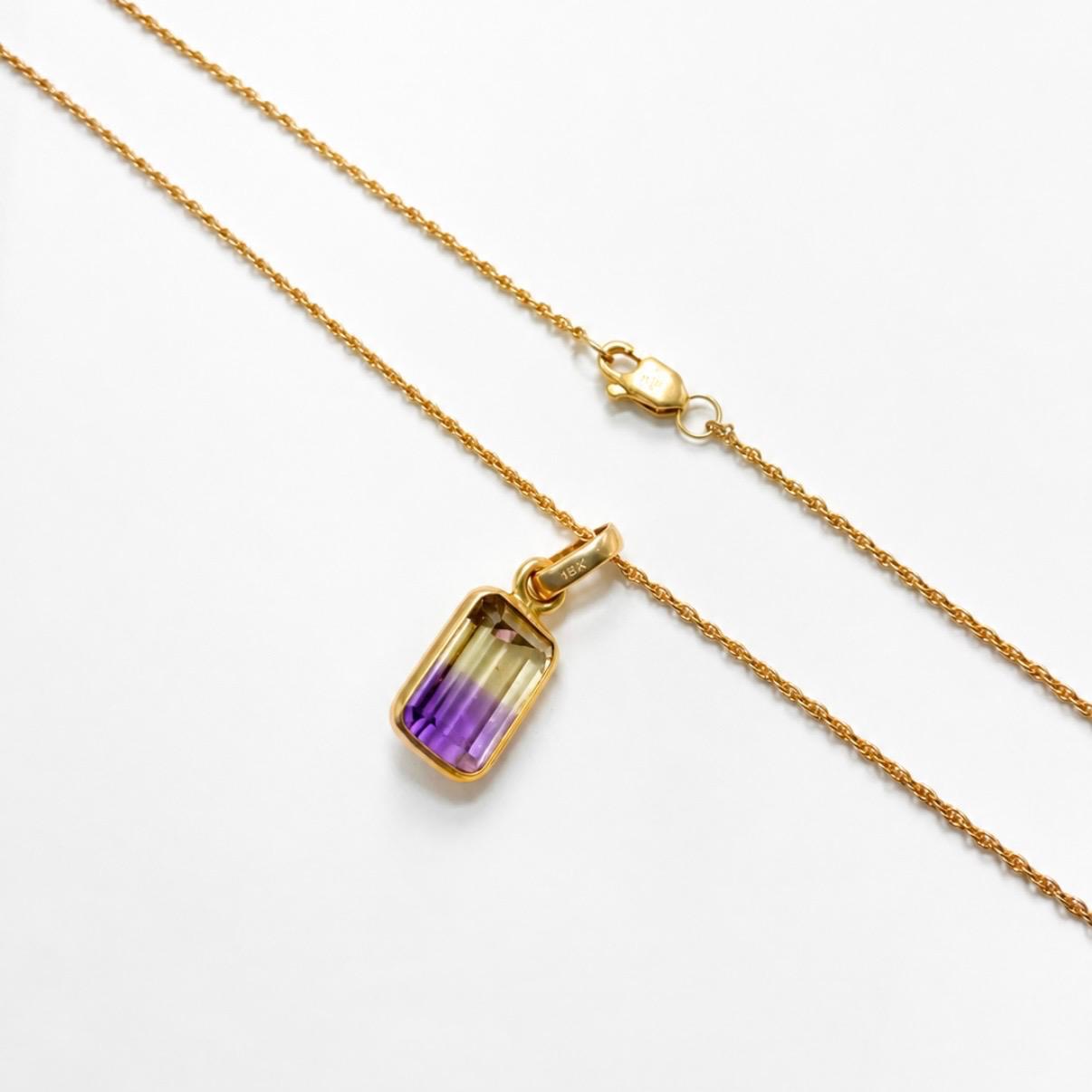 CONJUNTO EN ORO 18K CON AMATRINA
