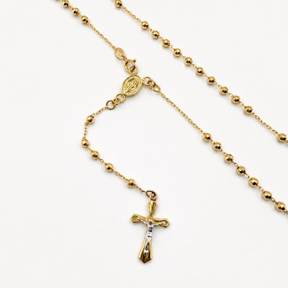 ROSARIO ITALIANO EN ORO 18K
