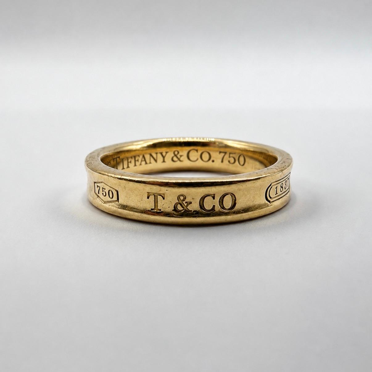 ANILLO TIFFANY 1837® EN ORO AMARILLO 18K