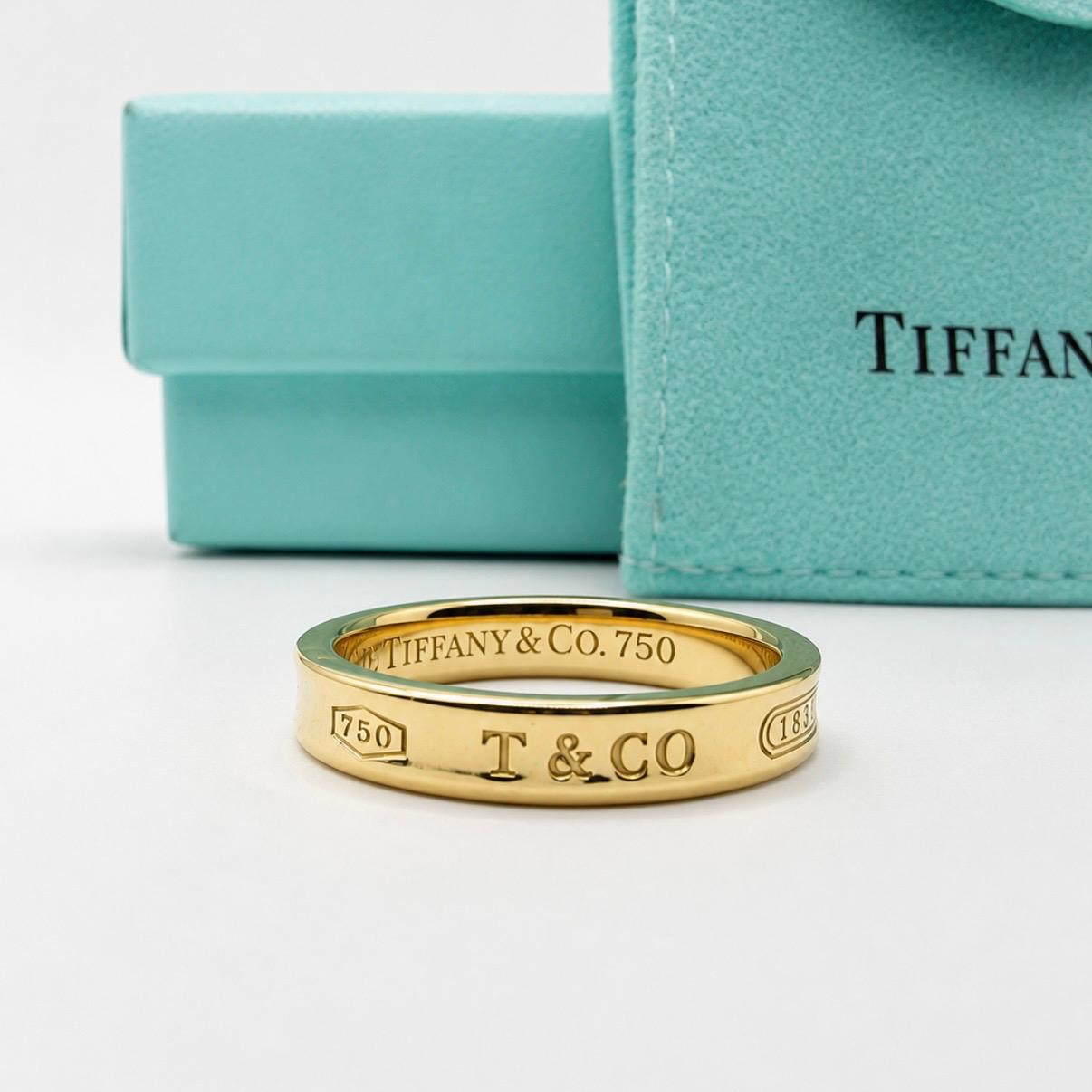 ANILLO TIFFANY 1837® EN ORO AMARILLO 18K